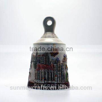 Wholesale Hot Sale Custom Vienna Austria Souvenir Ceramic Bells for Sale photo-4