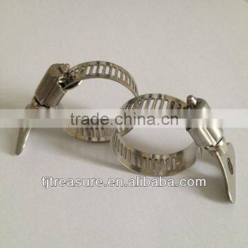 Material electric tricycle of hose clamps