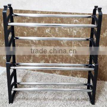 2 tier expandable cheap stackable plastic shoe rack,metal shoe rack