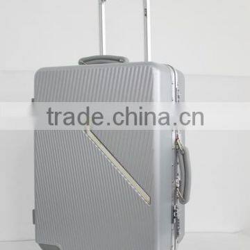 PC High-end AL-frame Luggage/suitcase/TSA/double Wheels Suitcase photo-2