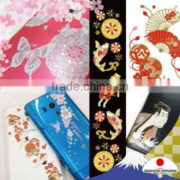 Gold lacquer stickers Made in Japan