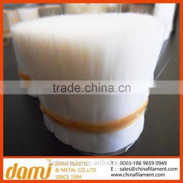 WHITE PBT TAPERED MONO FILAMENT FOR COSMETIC BRISTLE/ARTIST BRUSH FIBER/MAKEUP BRUSH FILAMENT photo-2