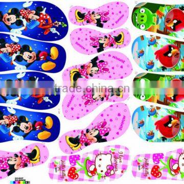 2013 new styleCartoon Printing EVA SLIPPERS