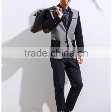 2016 Top Brand Tailor-made Coat Pant French Suit for Men photo-3