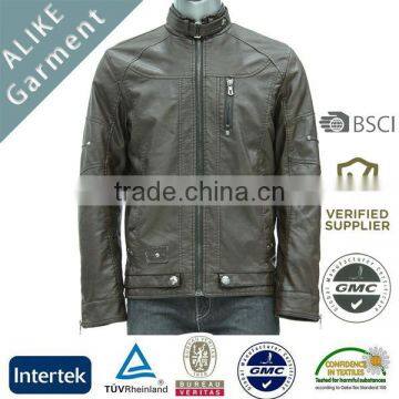 High quality Brown Leather Jacket for men