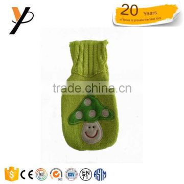 hand warmer with embroidery knitted cover