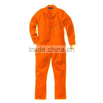 orange cotton suit workwear overall