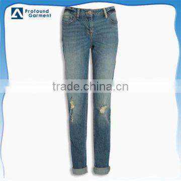 wholesale fashionable women long fashion women stretch jeans