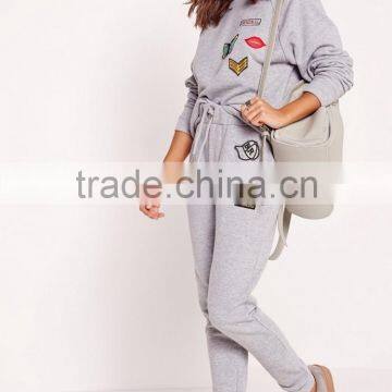 2016 New Design Girls Grey Cheap Fashion Sport Pants photo-2