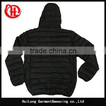 Stock Nylon Fabric Padded Jacket Men Clothing photo-2