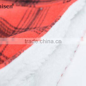 Stock Wholesale Warm Plaids Men Fleece Vest photo-6