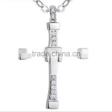 925 Sterling Silver Jewelry pendant Popular Cross Forever Design for lovers