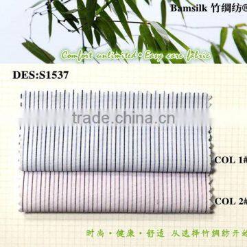 Classical Woven Stripe Shirt Fabric Dress photo-2