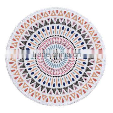 Custom Printed Good Quality Round Towel Printed Many Color Round Beach Towel photo-5