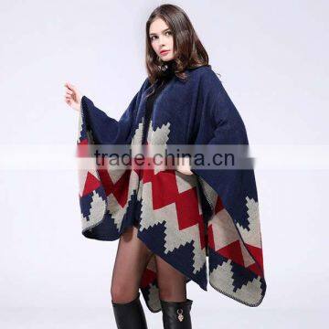 2017 New Western Wind Women Scarf Hand-sewn Twill Jacquard Imitated Cashmere Material Printed Women Cloak photo-3