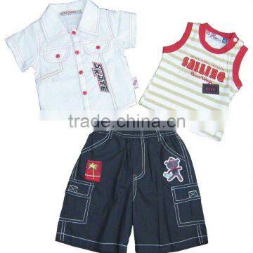 Summer baby set clothing.