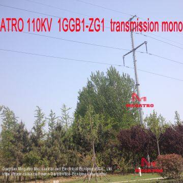 MEGATRO 110KV 1GGB1-ZG1 Transmission Monopole photo-4