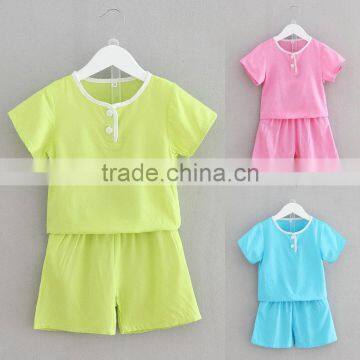 Boys and Girls Air Conditioning Home Service Children's Pajamas Suit Summer Thin Section Sets photo-5