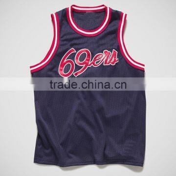 100%polyester soft cheap mesh basketball jerseys