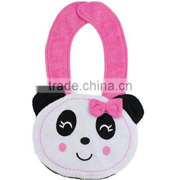 Wholesale Applique Cotton Custom Soft Animal Wholesale Dental Baby Bibs Necklace photo-4