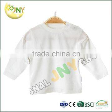 First impression chinese collar white baby shirt