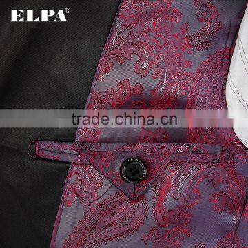 ELPA NXB0101 Formal Fancy Black 3 Piece Designer Boys Suits photo-3