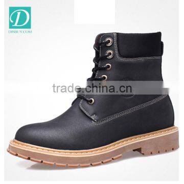 Winter Casual Bootsace Up Walking Flat Men Boots photo-3