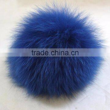 Myfur Top Quality Newest Color Khaki Green Fox Body Part Fur Pompoms photo-6
