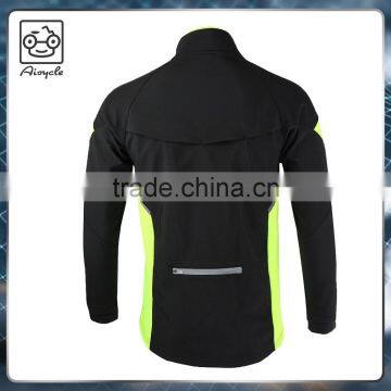 Sports Custom Cycling Hooded Black Softshell Jacket for Man and Woman photo-2