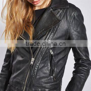 Custom Italian Cool Quilted Bomber Leather Motorcycle and Biker Jacket photo-3