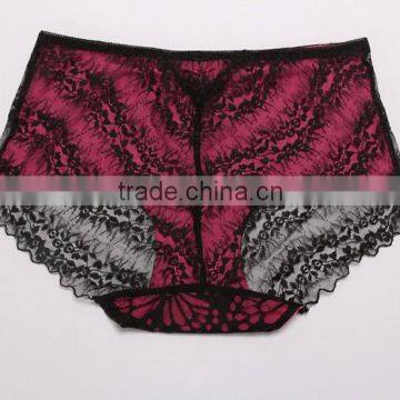 2015 Fashion Lace Cotton Middle Waist Sexy Thong photo-2