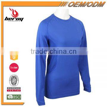 Custom Solid Color 100% Cotton Long Sleeve Mens Tee Shirt With OEM ODM photo-2
