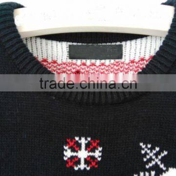 Christmas Knitting Reindeer Jacquard Winter Jumper Sweater for Ladies photo-6