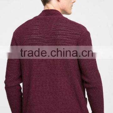 Men's Fashionable Heavy Causal Shawl Collar Knitted Cardigan Sweate With Wholesale Price photo-3
