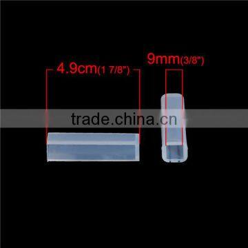 Silicone Resin Mold Rectangle White 49mm x 14mm photo-2