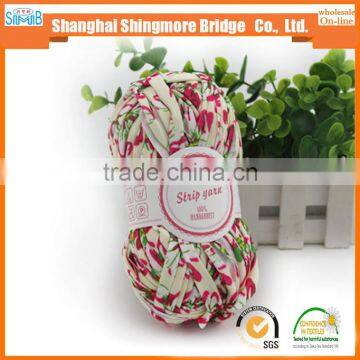 China Fancy Yarn Supplier Top Sales High Quality 100 Polyester 0.3Nm Printed Colored t Shirt Yarn With 100g Balls photo-5