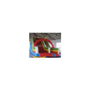 Inflatble Slide / inflatable rainbow slide 0.55mm PVC Tarpaulin