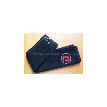 100% Cotton Tri-fold Golf Towel