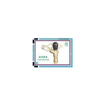 Rotating Metal Sprinkler Heads / Male Sprinkler Brass Dual Nozzle