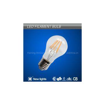 High Lumens A60 Led Filament Bulb 4W 6W 8W With Sapphire Filament