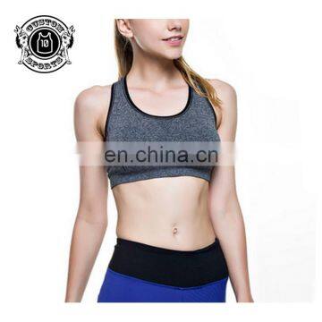 Fashionable Plain Sport Bra Yoga Crop Top Custom Ladies Blank Bra