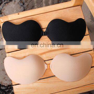 Sexy Women Strapless Bra Invisible Push Up Bra Shape Self-Adhesive Silicone Bust Front Adhesive Bra Backless A B C