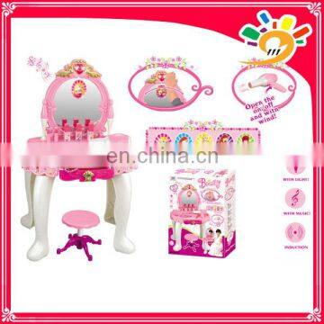 Toys 2016 play set make up beauty set dressing table magic mirror