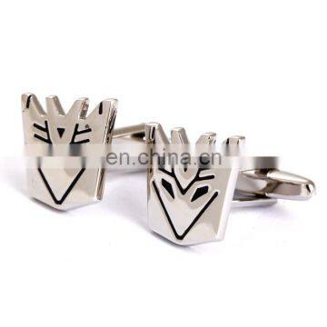 Copper Alloy Transformers Superhero Silver Cufflinks for Mens photo-2