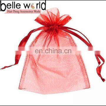 Red Organza Wedding Favors Bags Wholesale