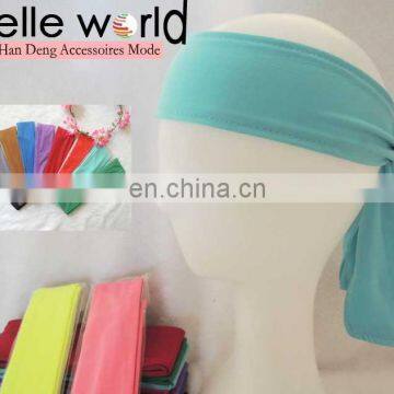 Hot fashion long size cotton spandex headband for unisex