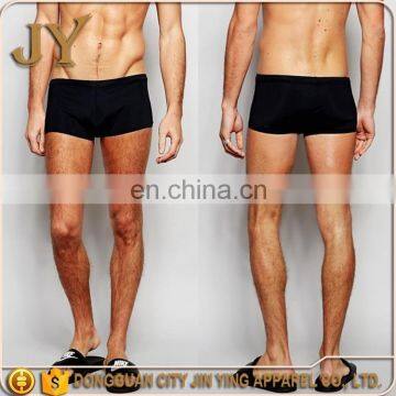 men's swim shorts men's swimming boxer brief 100% polyester mankini boardshort