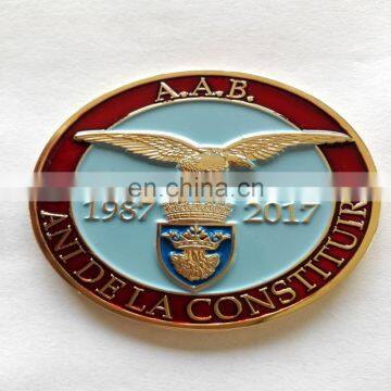 Gold brass transparent colors challenge coin