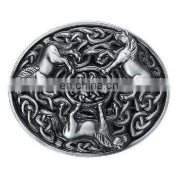 Bronze Horse Western Belt Buckle