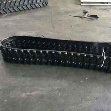 Rubber Track With Size 180mm x 60mm x 56 Black or Grey for Indoor Construction Mini Excavators photo-2